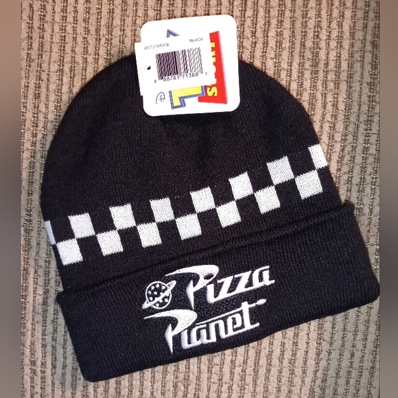 πToy Story Disney Pixar Black & White Knit Hat Winter Beanie Size OSFA - Picture 2 of 7